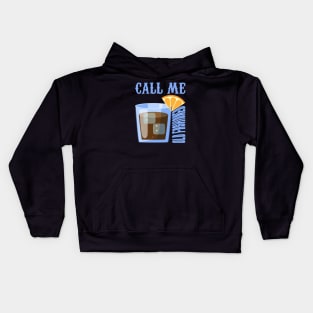 Retro Wine Call Me Old Fashioned Kids Hoodie